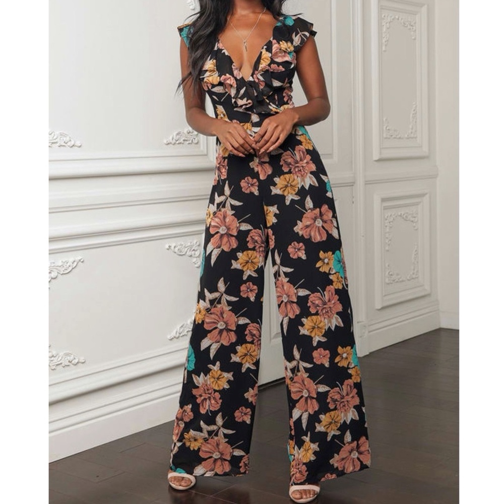 Floral jumpsuit